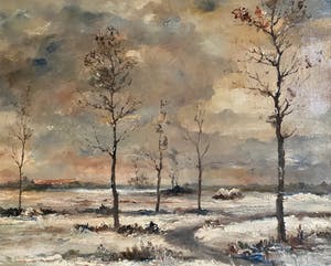 Prosper De Roover - Uitgestrekt Sneeuwlandschap kopen? Bied vanaf 149!