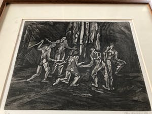 Elly Kuipers - ets - dansen in het bos kopen? Bied vanaf 1!