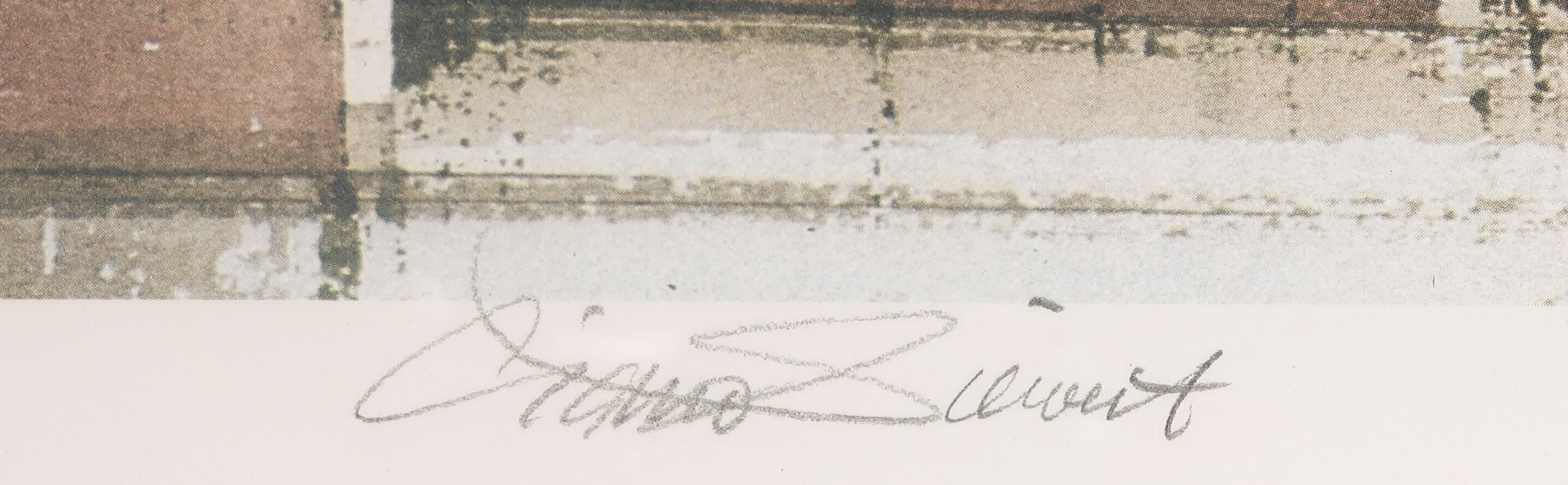 Ciano Siewert - Litho, De Oostpoort te Delft - Ingelijst kopen? Bied vanaf 60!