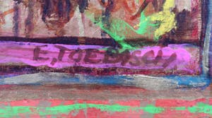 Eric Toebosch - Gemengde techniek op papier, Zonder Titel 5 - Ingelijst kopen? Bied vanaf 35!