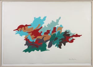 Henri Plaat - Gouache, Zonder titel - Ingelijst (Groot) kopen? Bied vanaf 1!