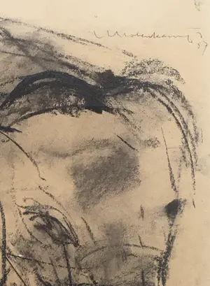 Nico Molenkamp - ‘Olifant’ - tekening - 1957 kopen? Bied vanaf 175!