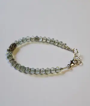 Nieuwe Armband van natuurlijke lichtblauwe facetgeslepen Aquamarijn kopen? Bied vanaf 60!
