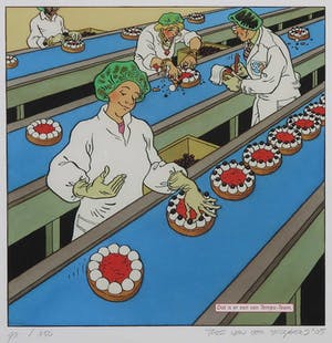 Theo van den Boogaard - Piëzografie, Dat is er een van Tempo-Team (Bakkerij) - Ingelijst kopen? Bied vanaf 1!