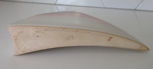 Niet of onleesbaar gesigneerd - Studio Keramische oval vaasvorm kopen? Bied vanaf 1!