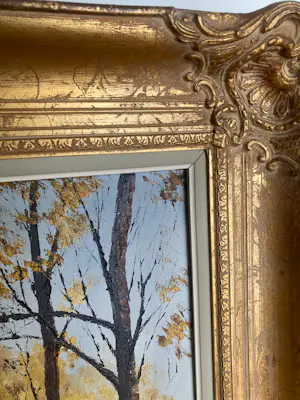 Onbekend - Expressief Modern Schilderij – Gesigneerd, Onbekende Kunstenaar – Herfst kopen? Bied vanaf 60!