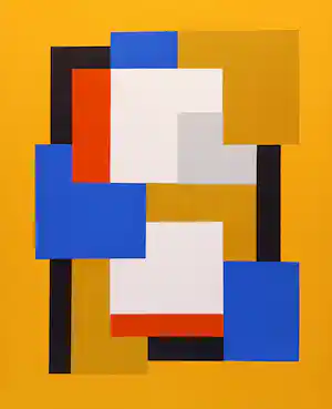 Siep van den Berg - Geometrische compositie, zeefdruk verkauft für € 225!