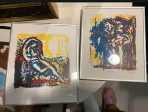 Jits Bakker - 2 Werken - Dancers on stage kopen? Bied vanaf 100!