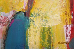 Christine Spierings - Olieverf op doek, Totem kopen? Bied vanaf 60!