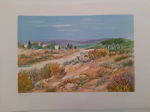 Ray Poirier - PROVENCE / KLEURLITHO / 76x56cm / kopen? Bied vanaf 35!