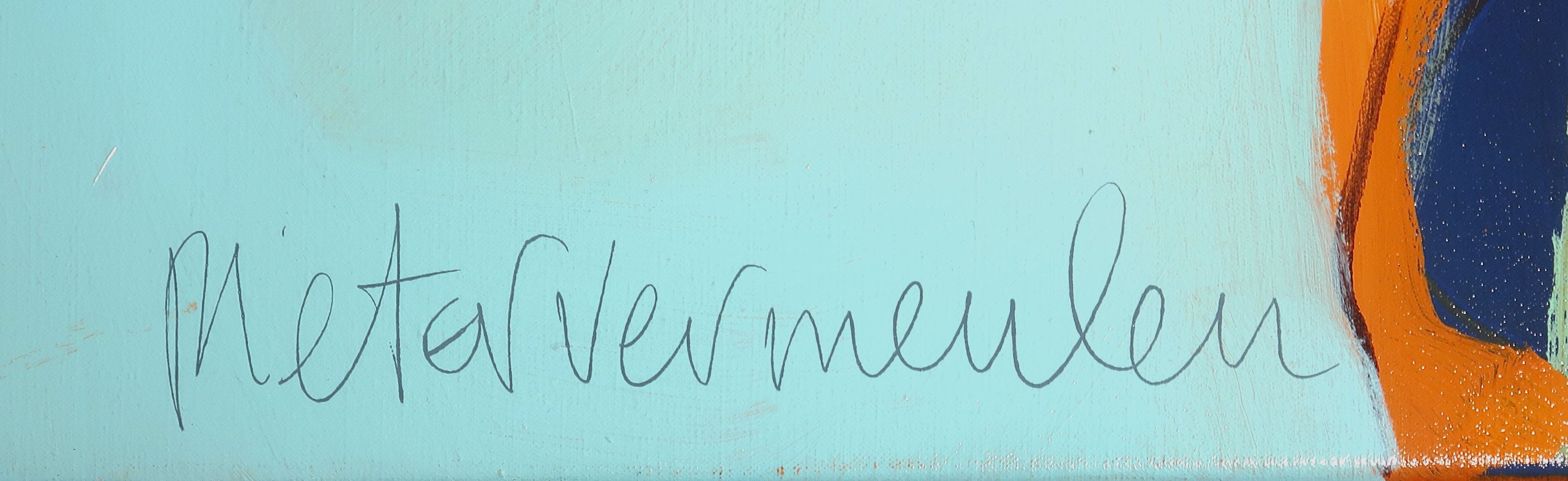 Pieter Vermeulen - Acryl op doek, Zonder titel - Ingelijst (Zeer groot) kopen? Bied vanaf 250!