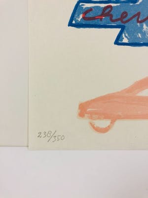 Klaas Gubbels - Litho. De Chevrolet kopen? Bied vanaf 125!