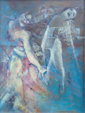 Jenny Makkinga - 'baadster in rood' kopen? Bied vanaf 540!