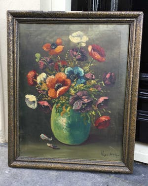 Jan van Vlaardingen - C3207-2 - Papavers in vaas kopen? Bied vanaf 10!