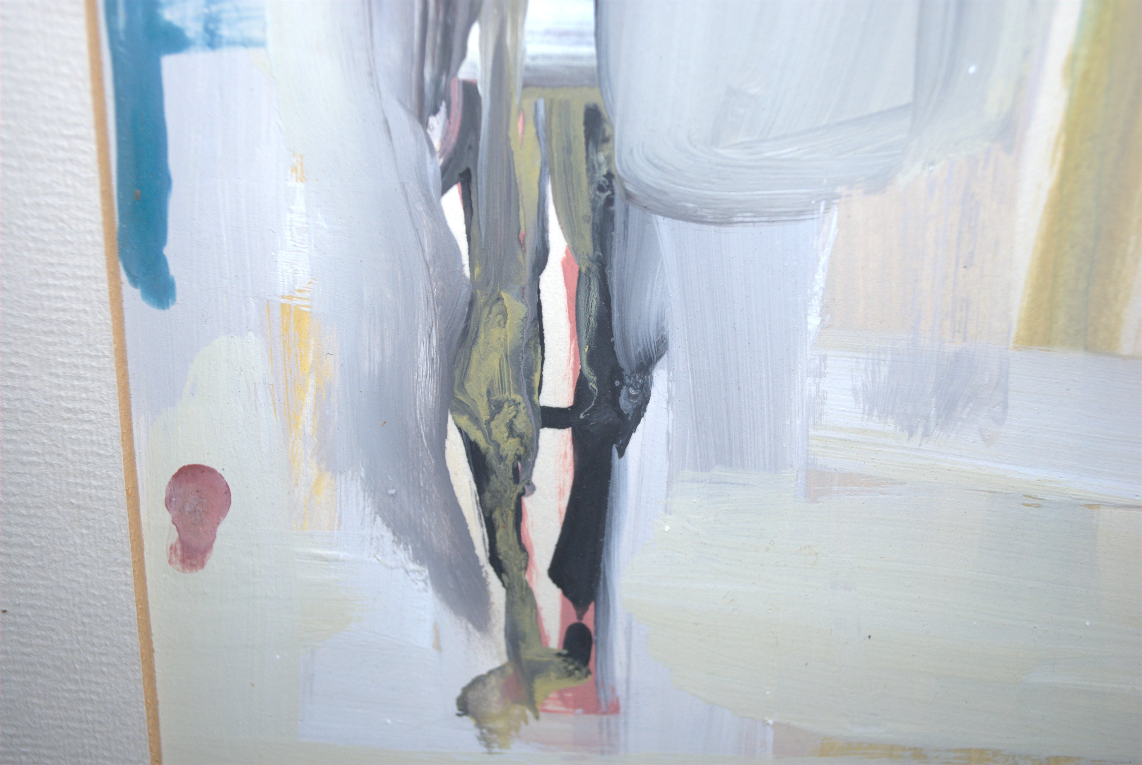 Ton Slits - abstracte voorstelling - vroege gouache uit 1976 kopen? Bied vanaf 10!