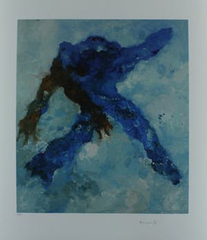 Armando - Kleurengiclee GESTALT BLAU Handgesigneerd. kopen? Bied vanaf 159!