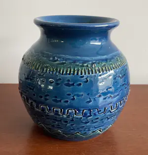 Aldo Londi - Vaasje Rimini Blue - Bitossi Ceramiche kopen? Bied vanaf 30!