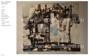 Frans Hollaardt - Fabriek, aquarel kopen? Bied vanaf 1!