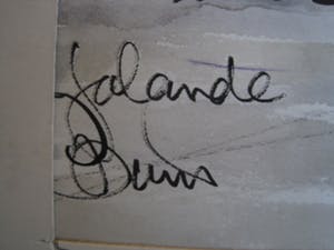 Michel Soutine - Frankrijk jaren 50 Grote Aquarel "Parijs- Rue Lalande st Denis" gesigneerd kopen? Bied vanaf 1!