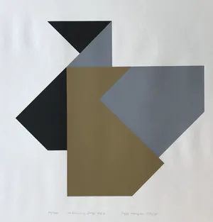 Hajo Hangen - HEIJO HANGEN - "Ordnungsfolge 116B" - 10/100 - Gesigneerde zeefdruk kopen? Bied vanaf 95!