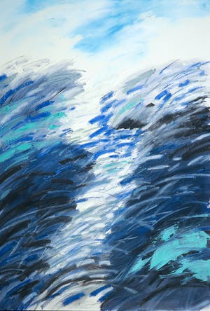 Gijs Keizer - Acryl op papier, Zonder titel kopen? Bied vanaf 1!