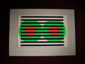 Rob Schotman - Collectie Amsterdams Grafisch Atelier - gesigneerde Pop-Art Litho "Afgeschermd" kopen? Bied vanaf 10!