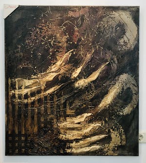 Walther Smeitink-Muhlbacher - zonder titel maar op doek! kopen? Bied vanaf 245!