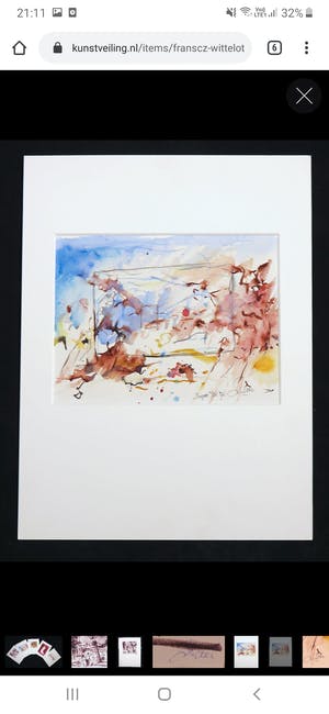 Franscz Witte - Lot van 5 originele werken kopen? Bied vanaf 45!