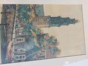 Cornelis Brandenburg - Westerkerk in kleur - ingelijst - 24266 kopen? Bied vanaf 95!