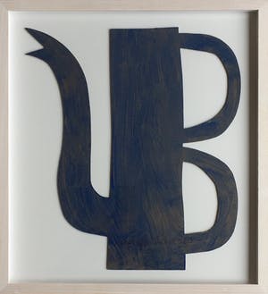 Klaas Gubbels - beschilderde kartonnen kan - 2020 - uniek werk - ingelijst kopen? Bied vanaf 460!