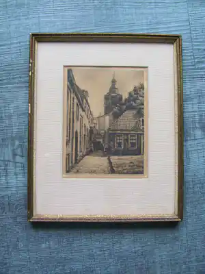 Cornelis Brandenburg - Achterbuurtje Utrecht - Buurkerk verkauft für € 45!