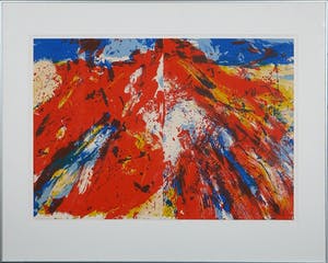 Jan Cremer - Zeefdruk, Zonder titel- Ingelijst (Groot) kopen? Bied vanaf 150!