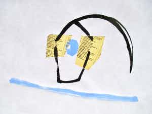 Tjeng Sit Oey - collage/gemengde techniek verkocht voor € 45!