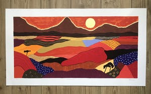 Ronald Boonacker - Zeefdruk, Tanzania l kopen? Bied vanaf 95!