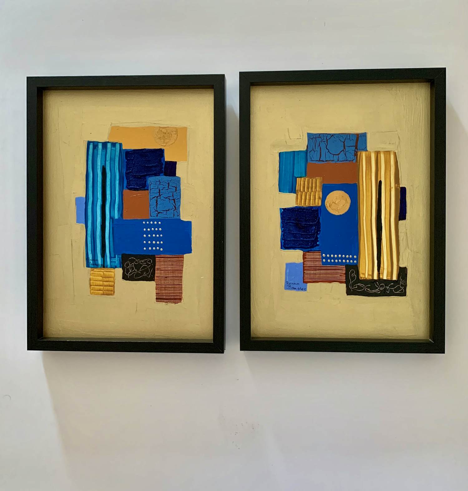 Ronald Boonacker - Italiaans Landschap /DUO (Certificaat van echtheid) verkocht voor € 155!