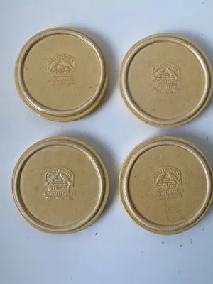 Faience- en Tegelfabriek Westraven - Zeldzaam mooie set polychrome cloisonné onderzetters 1923 kopen? Bied vanaf 75!