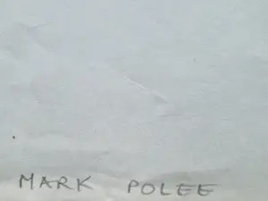 Mark Polee - Intrigerende gemengde techniek op papier "pattern of action" - gesigneerd kopen? Bied vanaf 37!