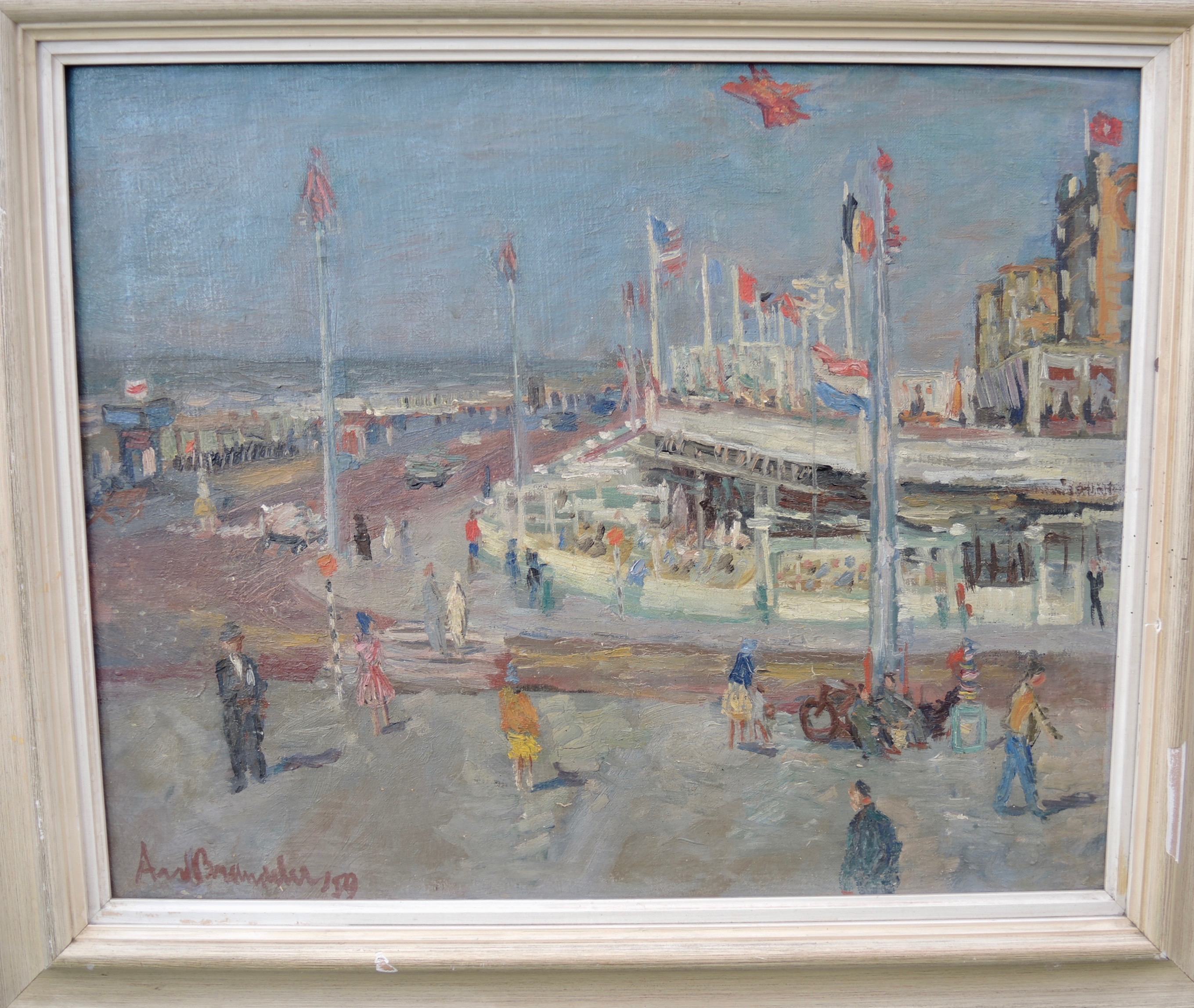 Agnes van den Brandeler - gezicht op Scheveningen kopen? Bied vanaf 500!