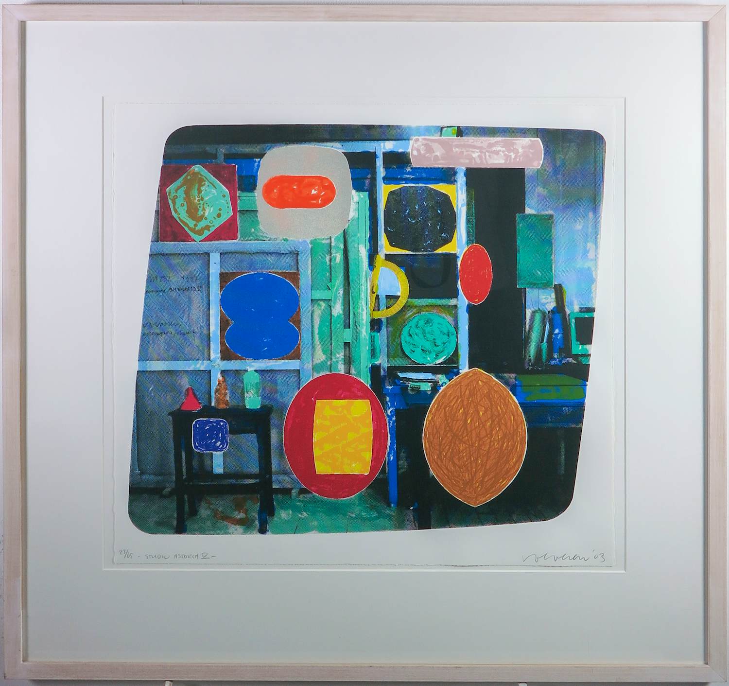 Jelis van Dolderen - Zeefdruk, Studio Astoria V - Ingelijst kopen? Bied vanaf 50!