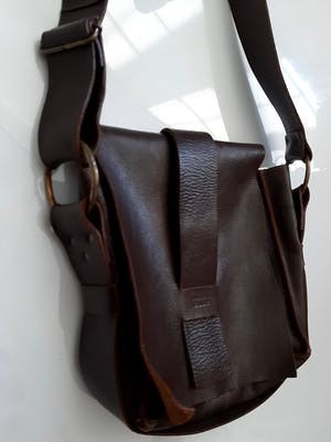 Curiosa - Strenesse blue bag - Leren tas kopen? Bied vanaf 1!