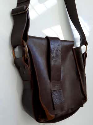 Strenesse blue bag - Leren tas verkocht voor € 1!