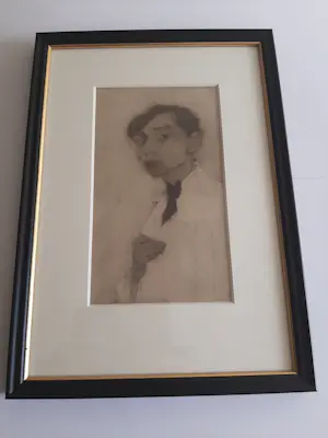 Jan Mankes - Originele Heliogravure Zelfportret 1923 kopen? Bied vanaf 120!