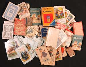 Lot van diverse oude kaartspellen verkocht voor € 1!