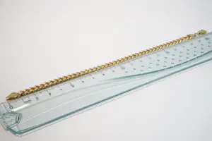 09 - Unisex massief 14 Krt geel-gouden armband - gourmette schakel - ZWAAR! kopen? Bied vanaf 1480!