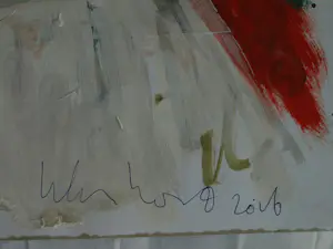 Peter Klashorst - Model sitting in bedroom - Mooi formaat - Handgesigneerd !!! kopen? Bied vanaf 60!