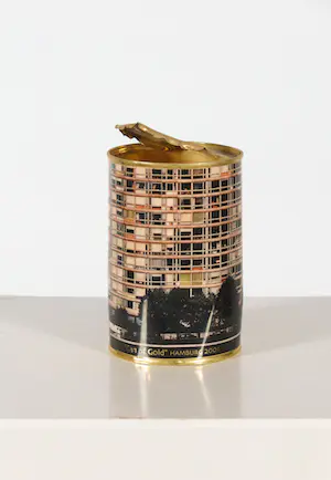 Marcel Wanders - Verguld staal met geprint label, Can of Gold Hamburg kopen? Bied vanaf 150!