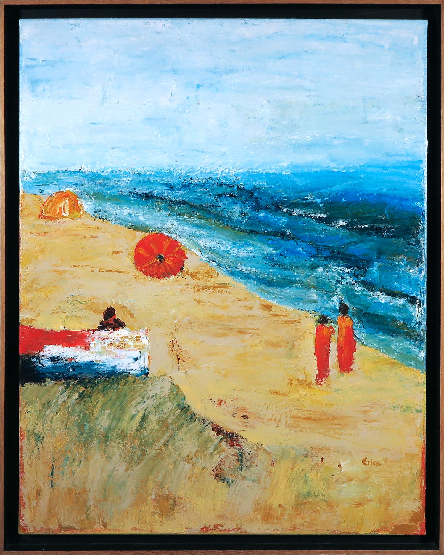 Erica Nass - Acryl op doek, Dreams to remember - Ingelijst (Groot) verkocht voor € 100!