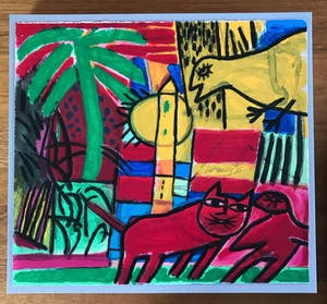 Corneille - Prachtige kleurrijke zeefdruk - 1995 - 59/150 kopen? Bied vanaf 265!