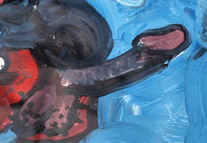 Peter Klashorst - Acrylverf op doek , “Mickey Muis” – GROOT - 119 x 110 cm - 2018 kopen? Bied vanaf 300!