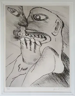 Bengt Lindstrom - Ets - Nieuw ingelijst kopen? Bied vanaf 365!